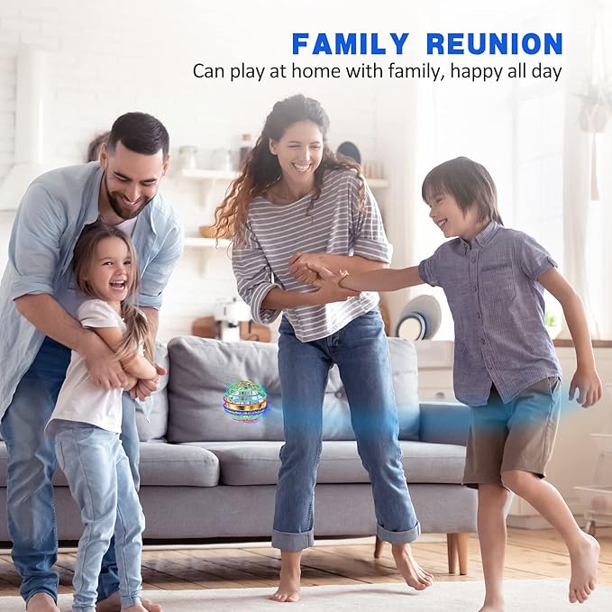 2025 Flying Orb Ball Toy,Cosmic Globe Boomerang Hover Ball Galactic Fidget Spinner, Hand Drone Orbit, Cool Toys Gift for 6 7 8 9 10+ Year Old Boys Girls Teens Outdoor Toys(Golden)