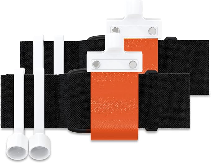 Gameday Flag Football Set – Kits for 2–14 Players w/Belts, Agility Cones & Carry Bag – Available in Multi Colors & Sizes