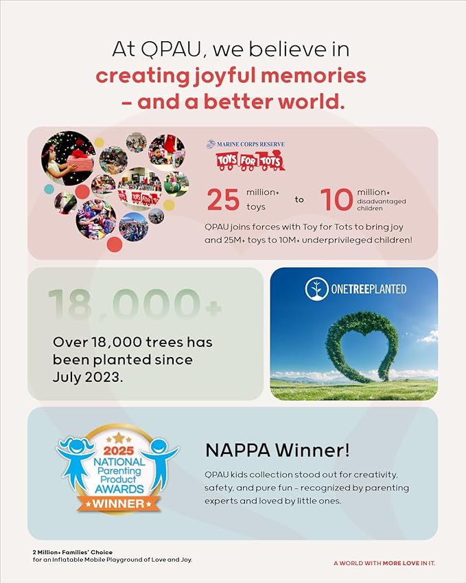 QPAU Kids Dinosaur Hopper - 220lbs Load Capacity, Bouncing Animal Toy, Outside Toys, Dinosaur Gifts for Kids Ages 5+