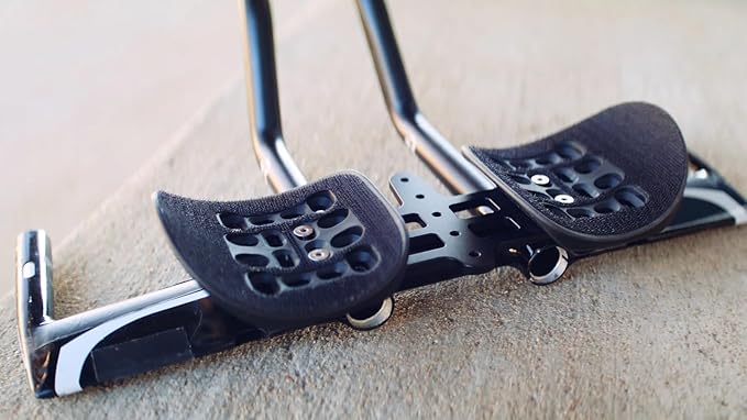 TRIRIG - Universal BTA Adapter Plate - Between-The-Arms (BTA) Bike Bottle Mount Setup - Water Bottle Cage Bike Mount Accessories - Standard Cage Spacing, T6-6061 Alloy, Lightweight Aerodynamic Design