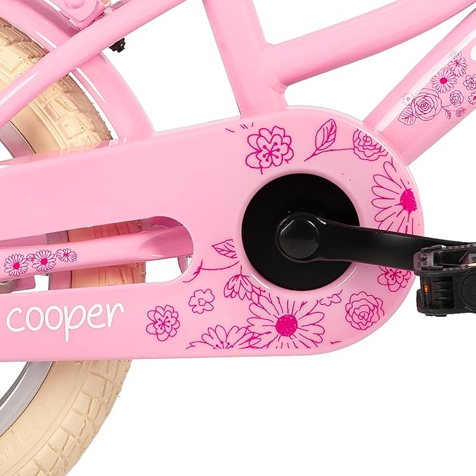 JOYSTAR Girls Bike for 2-12 Years Old Toddlers and Kids, 12" 14" 16" 18“ Retro Style Kids Bike with Training Wheels, 20 Inch Children Bicycle with Kickstand