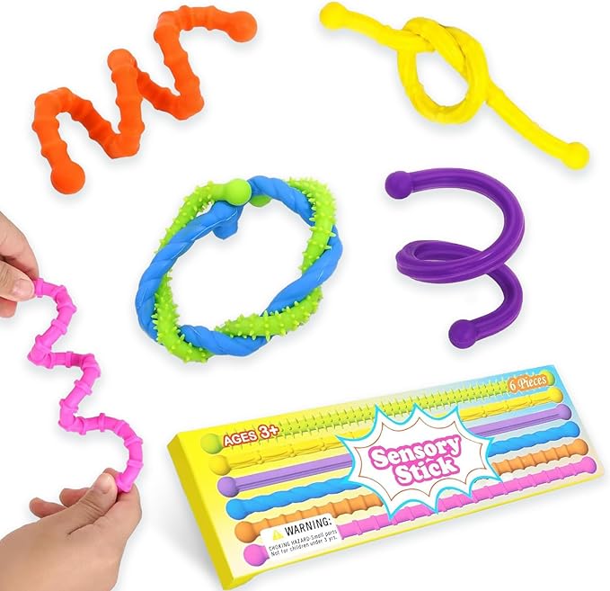 Sensory Fidget Toys for Kids with Autism & ADHD - Teacher Must Have for Classroom Calm Down Corner, Road Trip Essentials, Christmas & Birthday Stocking Stuffers Gifts for Boys & Girls.