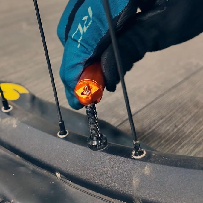 Granite Suture Aero Tire Plug Kit with Integrated CO2 Inflator, Tubeless Tire Repair Kit with 2 Size Plugs, CO2 Tire Inflator Works with Presta Valve