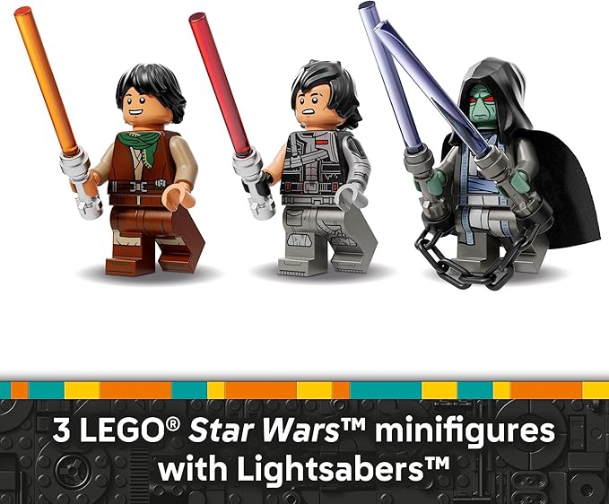 LEGO Star Wars: Rebuild The Galaxy The Force Burner Snowspeeder Building Toy - 2 in 1 Pretend Play Set W/ 3 Minifigures for Kids, Ages 7+ - Collectible Room Decor & Gift Idea for Boys & Girls - 75414