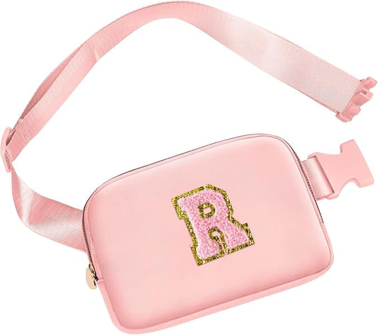Prize for Girls 8-12, Dance Recital Gifts for Girls Kids, Belt Bag Dance Bag for Girls Teen,Crossbody Bags for Girls Teen,Small Travel Waist Packs Kids Fanny Pack Birthday Gifts (Pink, R)