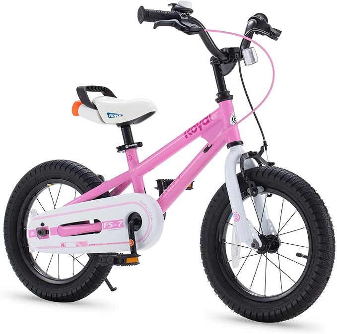 RoyalBaby Kids Bike EZ Balance to Pedal Dual Handbrake Toddlers Boys Girls Bicycle 12-20 Inch for Age 3-10 Years
