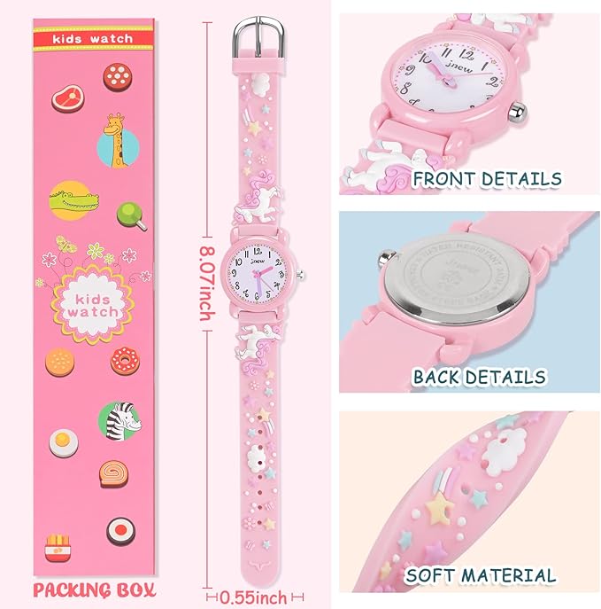 Toddler Watches for Girls - Best Toys Gifts for Girls Age 3 4 5 6 7 8