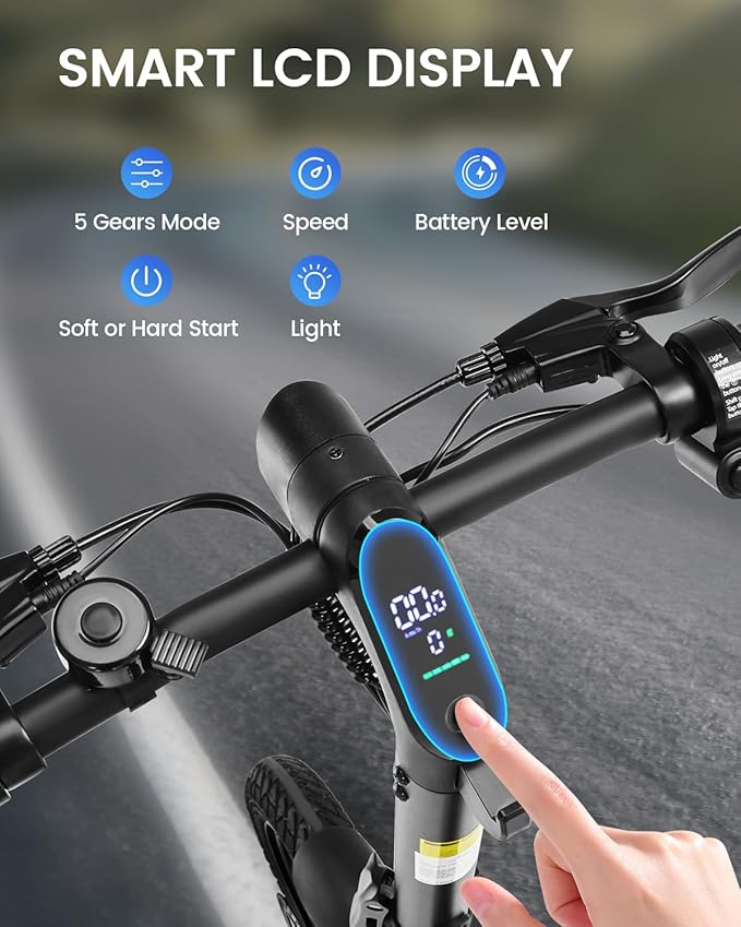 DYU Electric Bike for Adults Teens, Folding Electric Bicycle,Commuter City E-Bike with 350W Motor and 36V 7.8Ah Battery,3 Levels Assist, Dual Disc Brakes