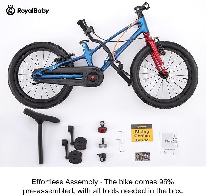 RoyalBaby Magnesium Kids Bike Lightweight Alloy Children Sport Bicycle 14/16/18 Inch Wheel for Boys Girls Ages 3+ Years