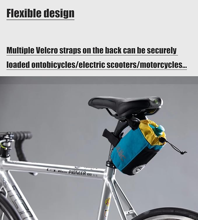 Bike Stem Bag,Bike Handlebar Bag,Top Tube Bike Bag,Waterproof Bicycle Frame Bag,Bike Bags for Bicycles,bicycle basket,Bike Snack Bag, Accessories For cycling (Dark green)