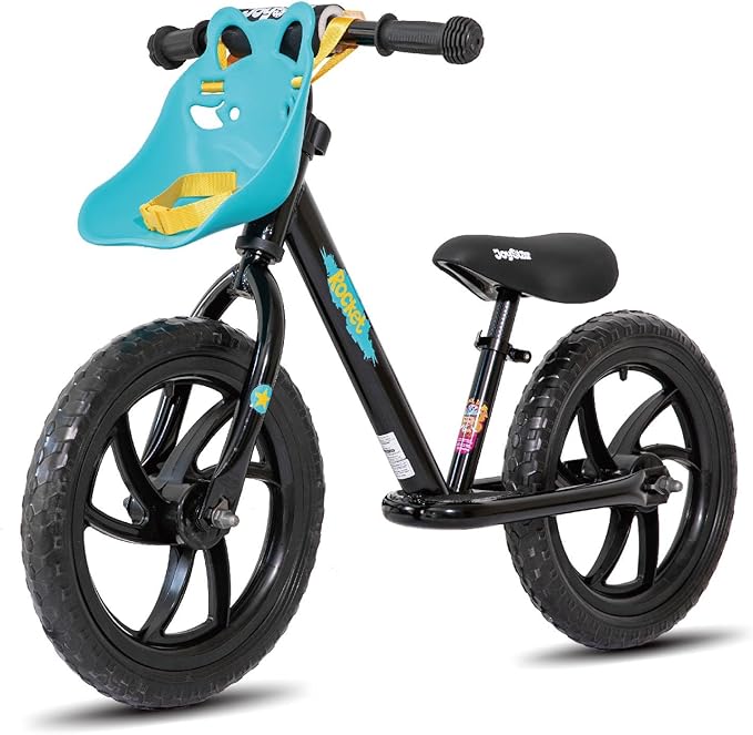 JOYSTAR 12/14 Inch Kids Balance Bike for 18months-5 Years Old Boys Girls, Lightweight Toddler Balance Bikes with Footrest and Handlebar Basket or Doll Seat