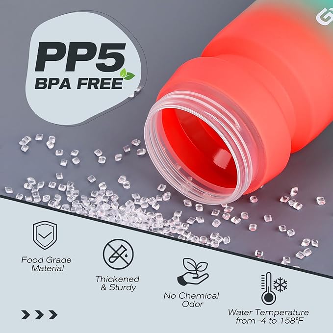 GXCROR Bike Water Bottle Holder with Bottle Combo, Lightweight, Durable & Secure Water Bottle Cage Set, Easy Installation, Fit for Sport Outdoor Cycling, MTB Road