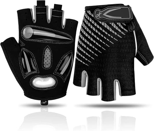 BIKINGMOREOK Bike Cycling Gloves for Men Women,Non-Slip Breathable 5MM Gel Pads DH Mountain Road Bicycle Gloves for MTB Biking Cycling,Workout Sports