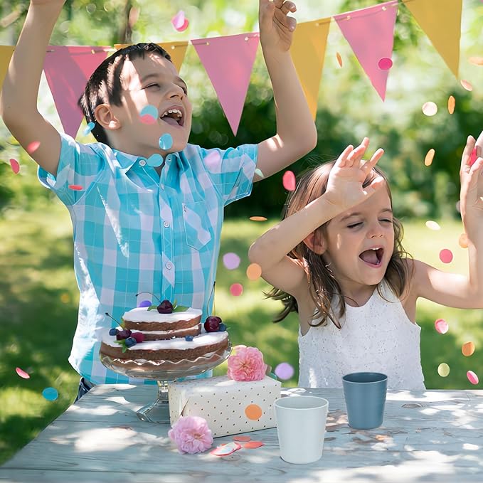 Homestockplus 8 Oz Wheat Straw Drinking Cups, 【Set of 8】 Small Plastic Cups Reusable, BPA Free Unbreakable Water Cups for Kitchen and Dining,Dishwasher and Microwave Safe