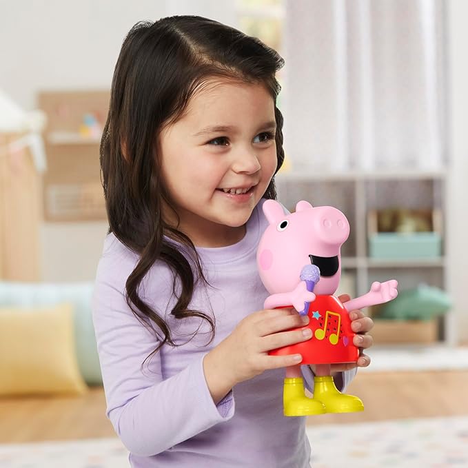 PEPPA PIG Talk & Sing Peppa Doll, Musical Toy with 50+ Sounds, Phrases, and Songs, Preschool Toys, Kids, Ages 3+
