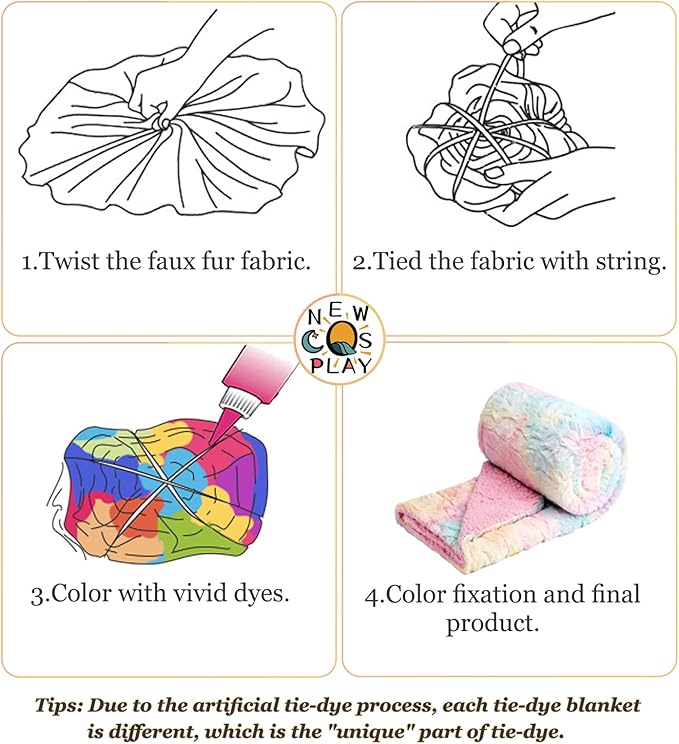 NEWCOSPLAY Super Soft Faux Fur Blanket Twin Size Light Rainbow Sherpa Fuzzy Plush Warm Blanket for Sofa Bed (Light Rainbow, Twin(60"x80"))