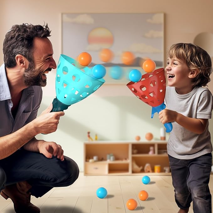 Bennol Outdoor Game Toys for Kids Boys with 20 Balls, Pop Pass Catch Ball Game Outside Toys Gifts for 3 4 5 6 7 8+ Year Old Teens, Outside Outdoor Play Gifts for Kids Boys Ages 3-5 4-8