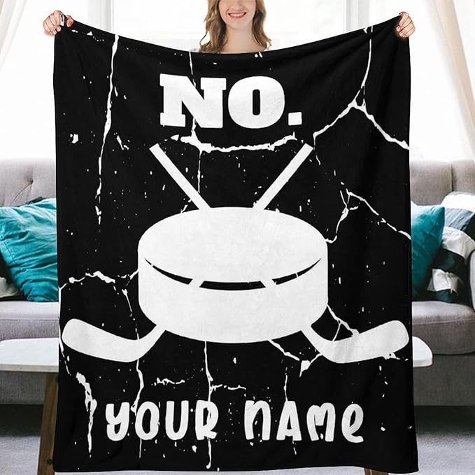 Hockey Gifts - Ice Hockey Blanket for Boys - Kids Throw Blankets for Girls - 30"x40" Soft Plush Throws for Children