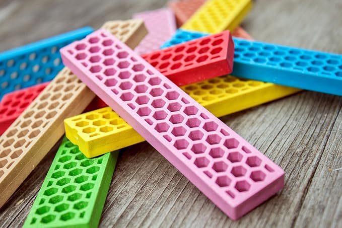 Tegu 340 Piece Perfect Blocks Building Set, Multicolor