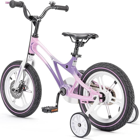 CXWXC Kids Bike - 14 16 18 Inch Children Bicycle for Boys Girls Age 3-9 Years, Single Speed Lightweight Kids Bikes with Training Wheel, Coaster/Disc Brake