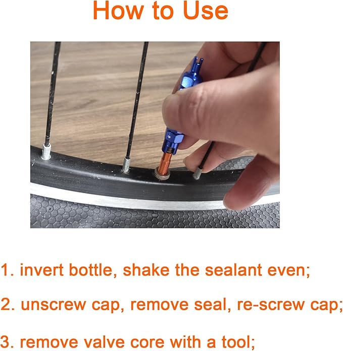 NOVATOR Endurance Bike Tire Sealant for Tubeless, Tubulars, Tubes, Seals Faster, Lasts Longer, Micro-Fiber for MTB, Road, Gravel Bicycle Tires