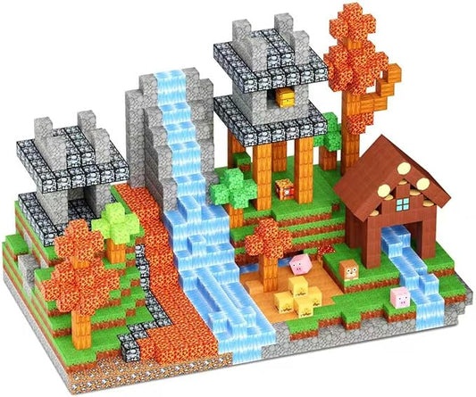 200PCS Magnetic Blocks - Magnetic Building Block for Kids Ages 3 4 5 6 7 8, Sensory Toy for STEM Montessori Sensory Toys for Kids 3+ Boys and Girls Christmas Birthday Gifts