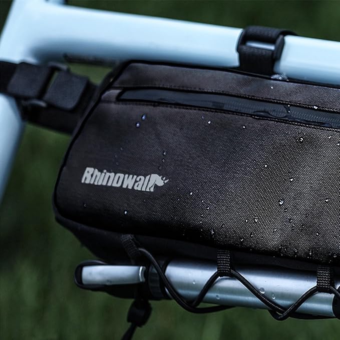 Bike Frame Bag 2.7L Bike Bag Bicycle Frame Bag Waterproof Bike Triangle Bag Bicycle Under Top Tube Bag Storage Bag