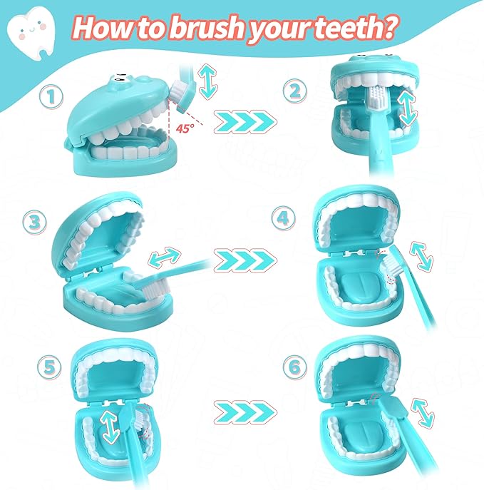 Durable Doctor Kit for Kids, 27 Pcs Deluxe Pretend Play Medical Kit Toy with Real Stethoscope, Doctor Toys for Toddlers Boys Girls Aged 3 4 5 6 7 8