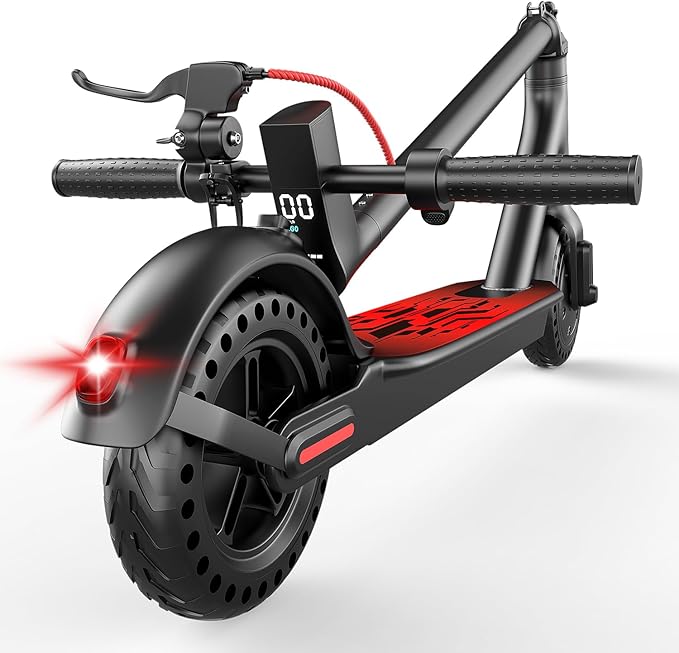 Electric Scooter for Adults, Peak 500W/650W Motor, 19/21 MPH Max Speed, 21/23 Miles Range, 36V Battery, 8.5" Solid Tires, App Control, Lightweight, Foldable Electric Scooter for Commuting, UL2272