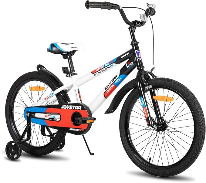 JOYSTAR New Berry Kids Bike for Boys and Girls Ages 3-12 Years Old, 12 14 16 Inch Kids Bicycles with Training Wheels, 20 Inch Bike with Kickstand, Multiple Colors