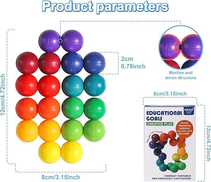 Autism Sensory Toys for Autistic Children, Fidget Toys for Adults Kids , Autism Toys for Toddlers 3-4, Airplane Car Travel Toys for Kids Ages 3-5, Colour