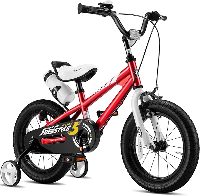 RoyalBaby Kids Bike EZ Balance to Pedal Dual Handbrake Toddlers Boys Girls Bicycle 12-20 Inch for Age 3-10 Years