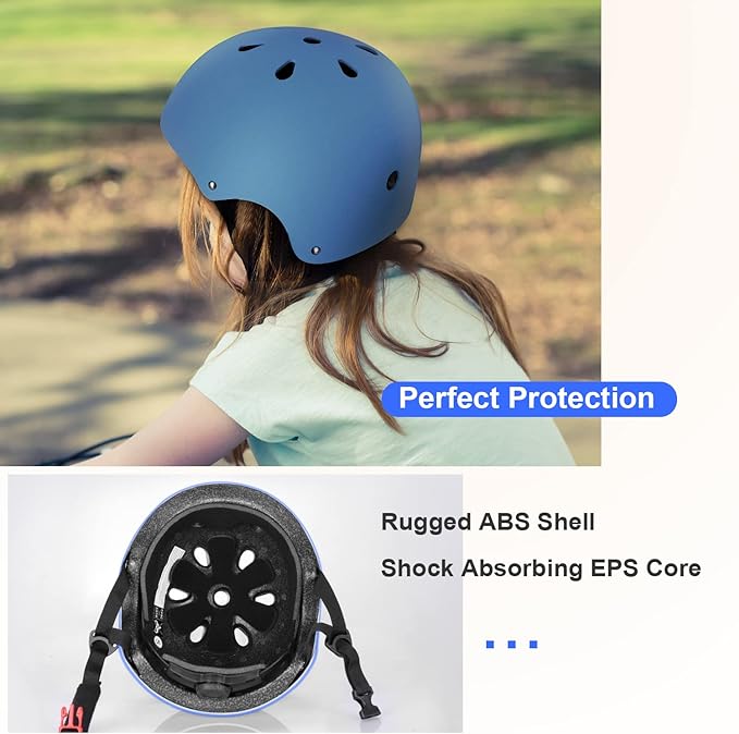Kids Helmet, Toddler Adjustable Kids Ages 3-8 Years Old Boys Girls Multi-Sports Safety