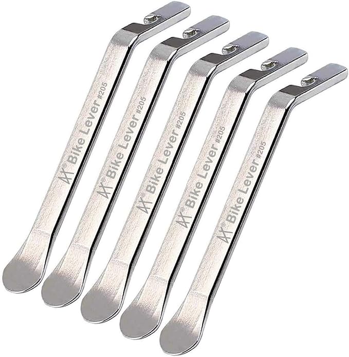 Premium Bicycle Tire Lever Tyre Spoon Iron Changing Tool, Bike Tire Levers Premium Stainless Steel Levers to Repair Bike Tube, Best Tire Changing Tool