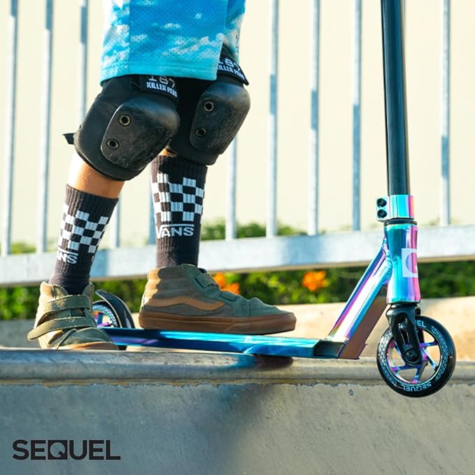 Sequel Ignite Stunt Scooter, Pro Complete Trick Scooter for Kids 8+, Beginner Skatepark BMX Scooter