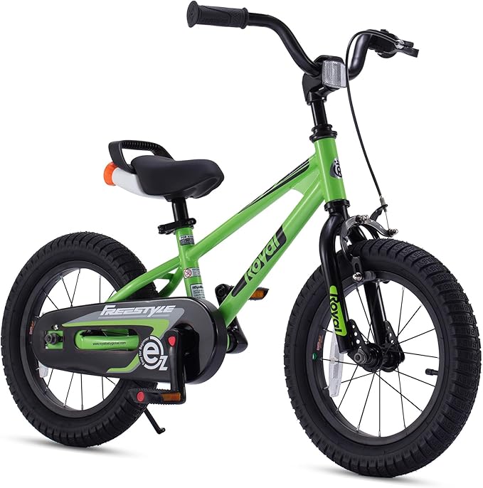 RoyalBaby Kids Bike EZ Freestyle Training Free Balance to Pedal Easy Learning Bicycle, 12-18 Inch for Toddlers to Big Kids
