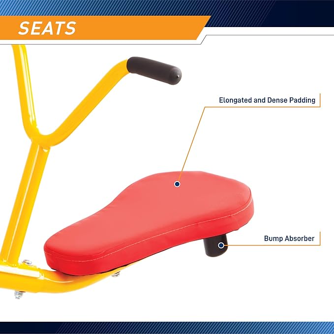 Gym Dandy Indoor & Outdoor Playground Equipment Teeter Totters, 360 Spinning Seesaw, Swing Set for Children Exercises Age 3-12