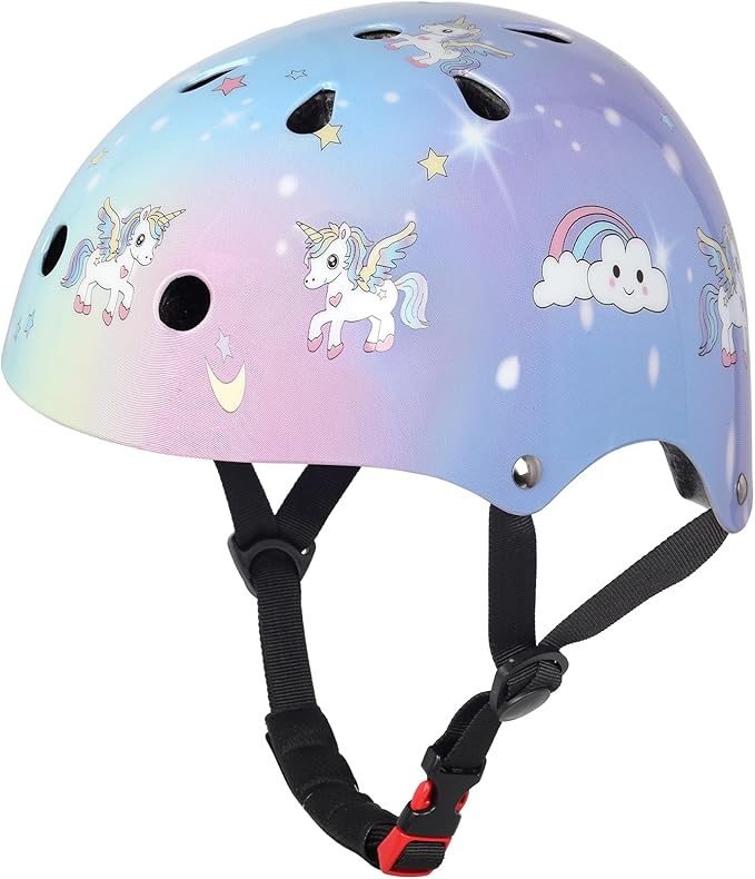 Kids Toddler Bike Helmet for Boys Girls, Adjustable Bicycle Helmet from Infant Baby to Children, Multi-Sport for Scooter Skateboard Roller/Inline Skate