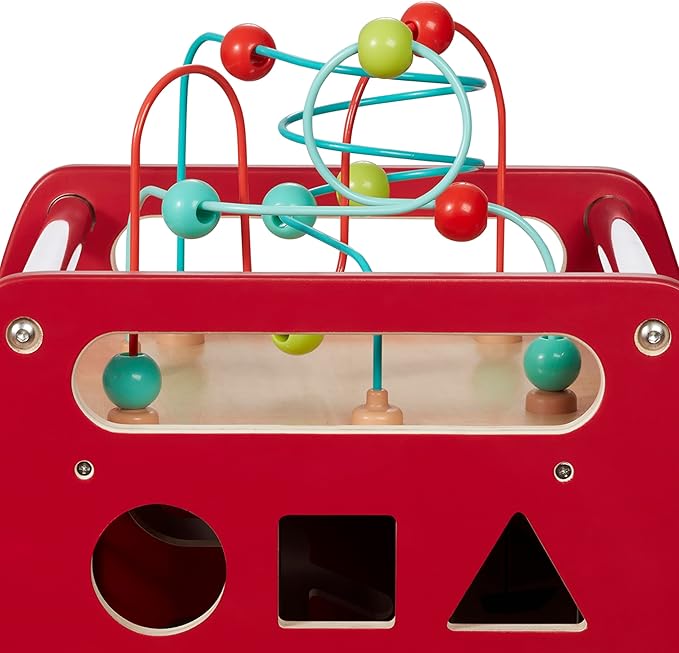 Radio Flyer Deluxe Push & Play Cube Walker, Walker Toy for Ages 1-3