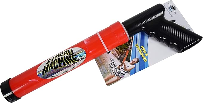 Stream Machine Water Gun Launcher TL-600 17 Inch Single Barrel Water Launcher, Water Soaker Gun Shoots 40+ ft, Pool Squirt Gun for Outdoor Summer Fun, Model Number: 80005