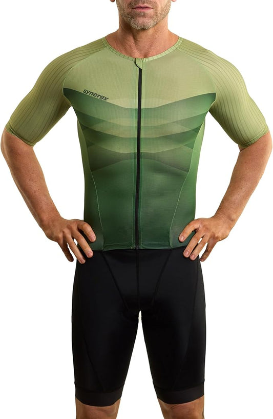 Synergy Triathlon Tri Suit - Men's Pro Short Sleeve Trisuit