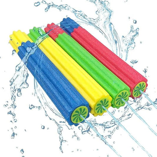 Water Gun Set, Red, Yellow, Blue, Suitable for Children, Ideal for Summer Parties and Outdoor Activities