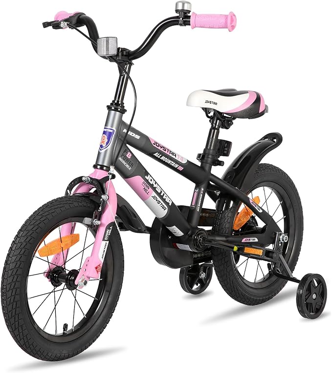 JOYSTAR New Berry Kids Bike for Boys and Girls Ages 3-12 Years Old, 12 14 16 Inch Kids Bicycles with Training Wheels, 20 Inch Bike with Kickstand, Multiple Colors