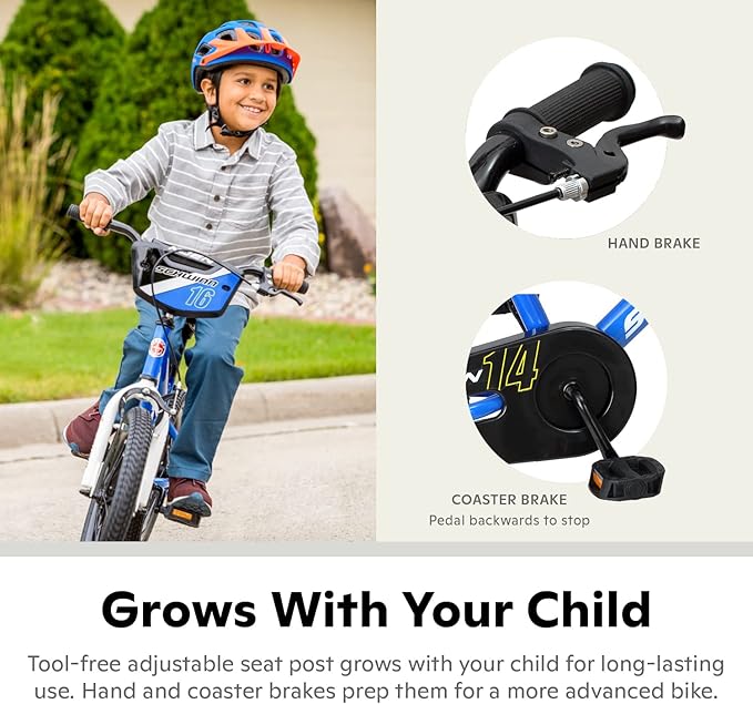 Schwinn Elm and Koen Bike or Balance Bike, 12-20 Inch Bike for Kids Ages 2-13, Black, Blue, Red, Teal, Pink or Purple, SmartStart Ergonomic Design, Adjustable Seat Grows with Child, Training Bicycle