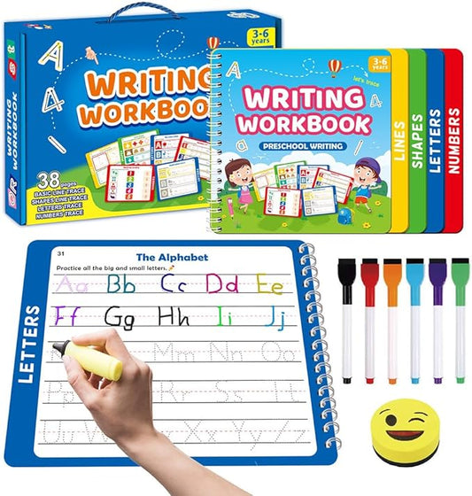 Preschool Learning Activities - Tracing Books for Kids Ages 3-4 Toddler,Writing Practice Tracing for Age 3-5,Preschool Kindergarten Workbooks,Handwriting Books for 4-5 Year Olds
