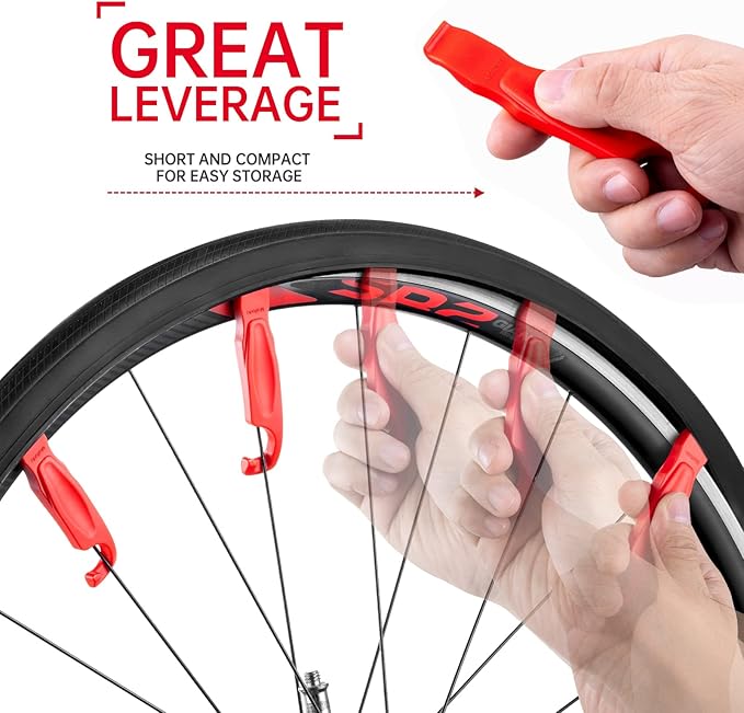 Bicycle Tire Levers - Ultra Strong Tire Removal Tool for Road or Mountain Bike Tires