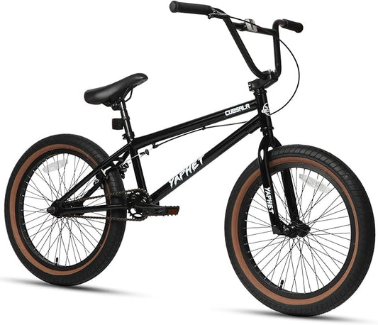 Freestyle BMX Bike, 20 Inch Yaphet Bicycle for Teen Beginner and Adult Riders, Bike with Hi-Ten Steel Frame, Multiple Colors