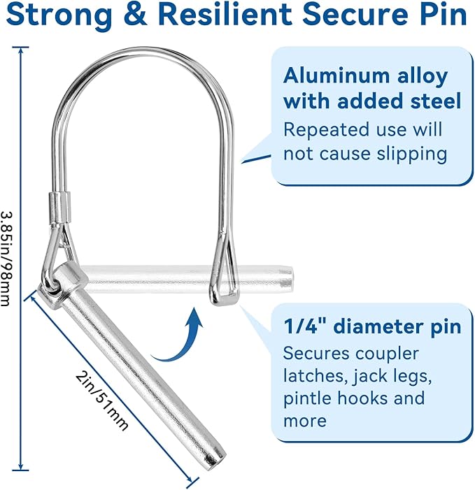 Bike Trailer Hitch - Coupler Hitch for Instep and Schwinn Bike Trailers, Removable Bike Trailer Attachment Connector Parts for Dog/Kid Trailers, General Use
