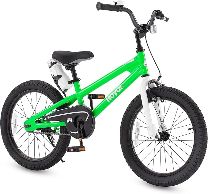 RoyalBaby Kids Bike EZ Freestyle Training Free Balance to Pedal Easy Learning Bicycle, 12-18 Inch for Toddlers to Big Kids