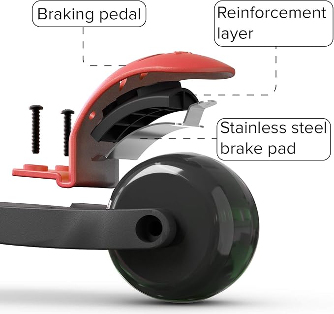 6KU Scooter for Kids Ages 3-10 with Flash Wheels, Kids Scooter 4 Adjustable Height, Toddler Scooter Extra-Wide PU LED Wheels, 3 Wheel Scooter for Kids for Girls & Boys Learn to Steer…